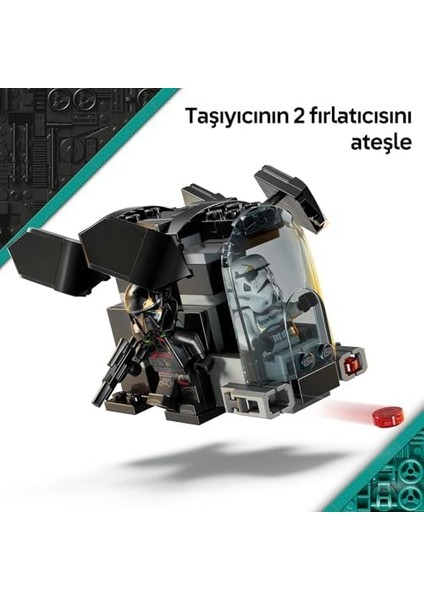 Death Trooper ve Night Trooper Savaş Paketi 75412-6 Yaş ve Üzeri Kız ve Erkek Çocuklar Için 4 Minifigür Içeren Yaratıcı Oyuncak Yapım Seti, Doğum Günü Hediyesi Fikri (119 Parça) modelleri