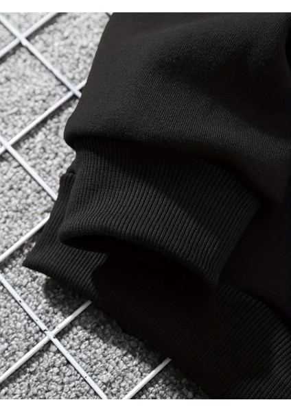 Unisex Kapüşonlu Ayın Evreleri Baskılı Oversize Hoodie - Sokak Stili - Günlük Kombin fırsatları