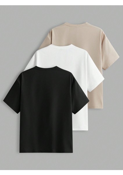 Kadın/erkek Unisex Oversize 3'lü T-Shirt fiyatları