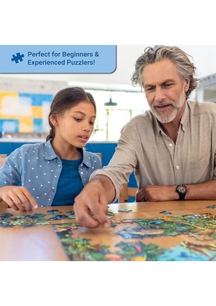 92659 Dağ Hayvanları Çocuk Puzzle, Çok Renkli, 3X49 Parça