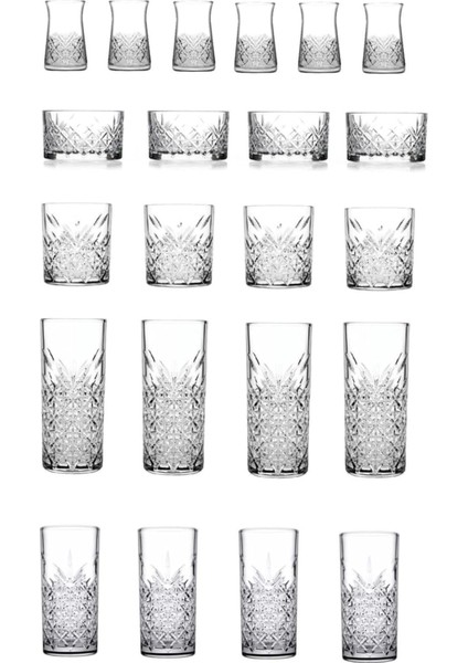 Su Bardağı Seti Takımı - 22 Prç. Bardak Çeyiz Seti Takımı 1785618004235