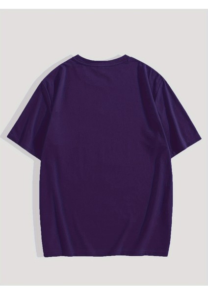 Erkek Oversize Gotil Desen Baskılı T-Shirt Rahat ve Şık Tasarım modelleri