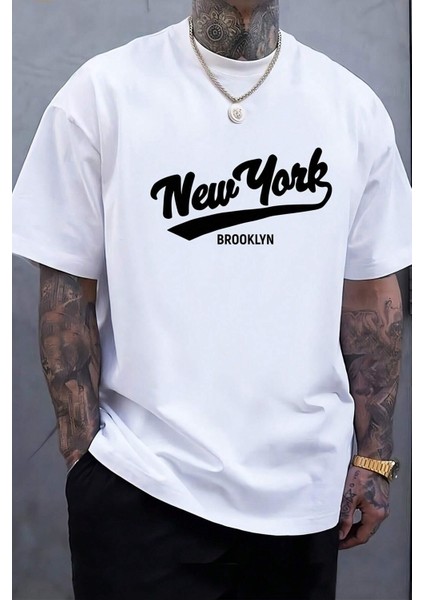 New York Brooklyn Unisex Oversize T-Shirt