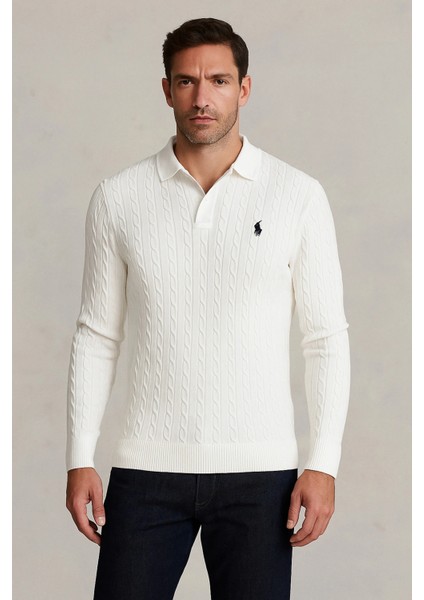 Polo Yaka Desenli Tişört