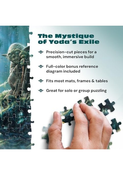 Buffalo Games - Güzel Sanatlar Koleksiyonu - Yoda - 1000 Parça Yapboz modelleri