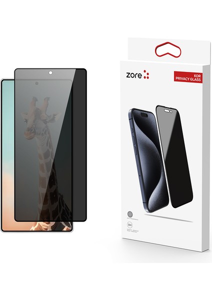 Galaxy S25 Ultra Zore Kor Privacy Cam Ekran Koruyucu