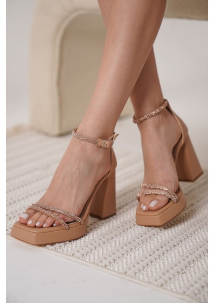 Blaire Kadın Nude Topuklu Sandalet indirimleri