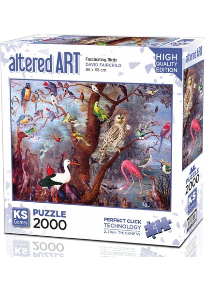 22515 Fascinating Birds 2000 Parça Puzzle -Ks Puzzle