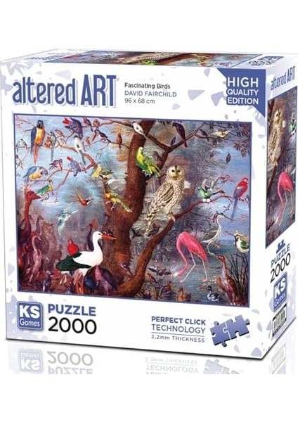 22515 Fascinating Birds 2000 Parça Puzzle -Ks Puzzle modelleri