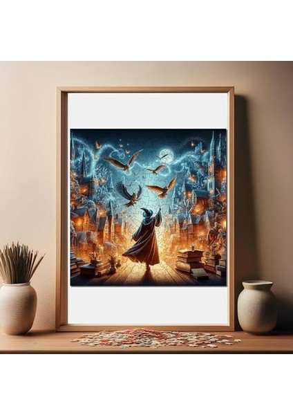 Pinecone - Ahşap Puzzle Yetişkinler Için - Büyücü Benzersiz Parçalı Puzzle - 353 Parça Ahşap Yapboz - Yapıştırıcı Folyo Dahil - Dekoratif Ahşap Puzzle - 29X29 cm - S1-06