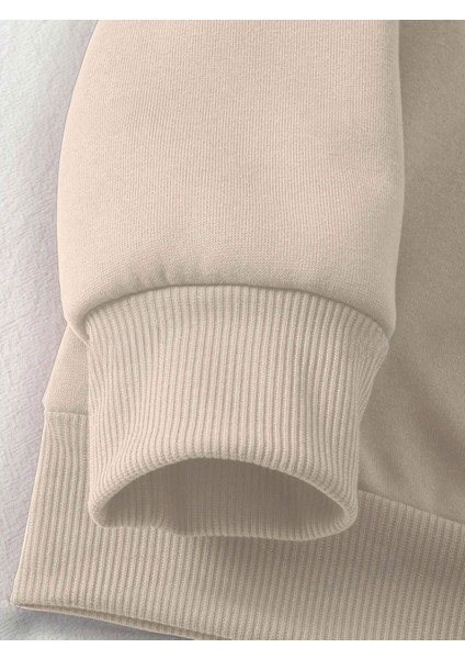 God Got Me Baskılı Oversize Sweatshirt fırsatları