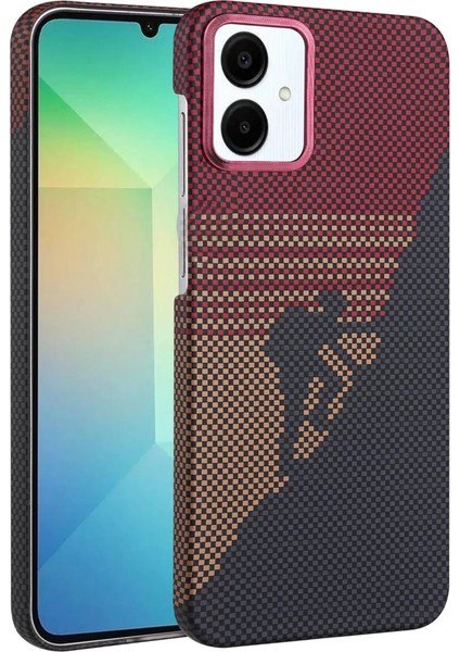 Buğz Samsung Galaxy A06 Vega Magsafe Kapak - Kırmızı