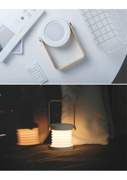 Buğz Newface Jp-Dld Kamp Lambası Görünümlü Dekoratif Gece Lambası - Beyaz fiyatları