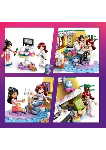 Paisley Nin Odası 42647 - 6 Yaş ve Üzeri Kız ve Erkek Çocukları Için Doğum Günü Hediyesi Fikri, Tavşan Figürü ve 2 Mini Bebek Içeren Yaratıcı Eğlenceli Oyuncak Yapım Seti (199 Parça) modelleri