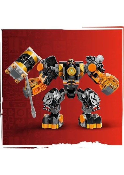 Un Toprak Elementi Robotu 71806 - 7 Yaş ve Üzeri Kız ve Erkek Çocukları Için Doğum Günü Hediyesi Fikri, 2 Minifigürü Içeren Dekoratif Yaratıcı Oyuncak Yapım Seti (235 Parça) fiyatları