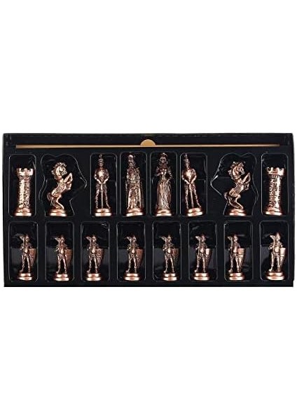 Büyük Boy Metal Ingiliz Satranç Taşı Antik modelleri
