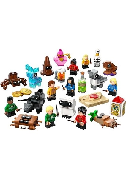 Potter 2025 Yılbaşı Takvimi 76456 - 7 Yaş ve Üzeri Çocuklar Için Sürpriz Figürlü Yaratıcı Oyuncak Yapım Seti, Koleksiyonluk Parçalarla Yılbaşına Geri Sayım Eğlencesi ve Hediye (278 Parça)