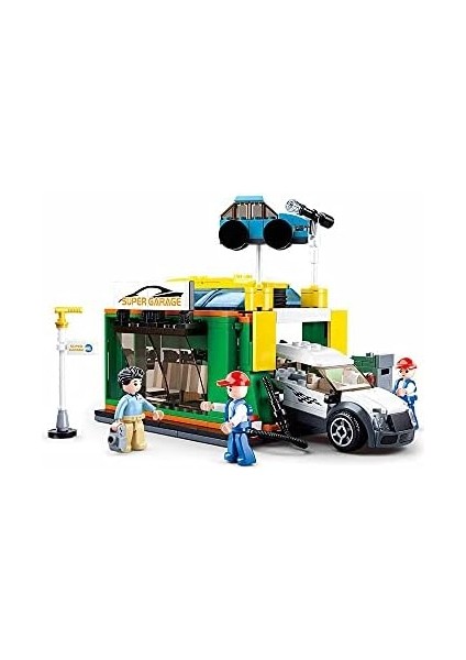 Town Araba Yıkama Dükkanı Yapım Seti, 323 Parça fiyatları