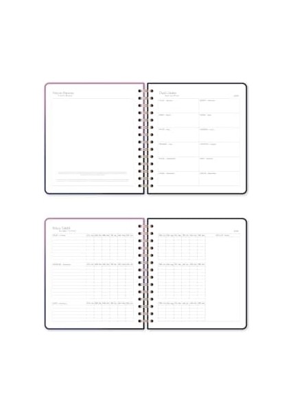 2026 18X20 Spiralli Haftalık Kare Ajanda 12 Aylık - Gün Batımı fiyatları