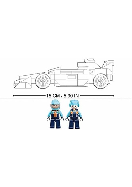 Yarış Ekibi Yapım Seti, 210 Parça modelleri