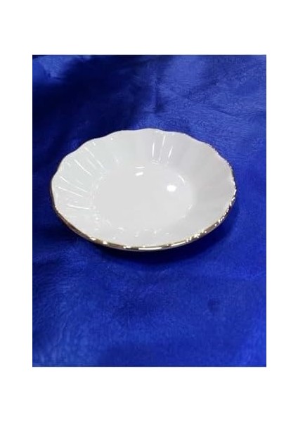 6'lı Yaldızlı Porselen Çay Tabağı Porlandyaldızlıcaytabak fiyatları