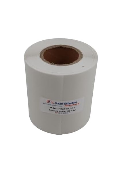 Pp Şeffaf Baskısız Noter Fotoğraf Kapatma Etiketi 80X50 mm - Rulo 500 Adet (Kutu Kapatma Etiketi) fiyatları