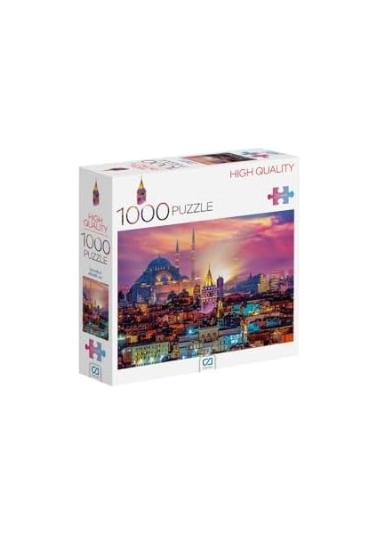 Istanbul Manzarası 1000 Parça 2,2mm Kalınlık 48X68CM Profesyonel Hobi Puzzle Yapboz Serisi fiyatları
