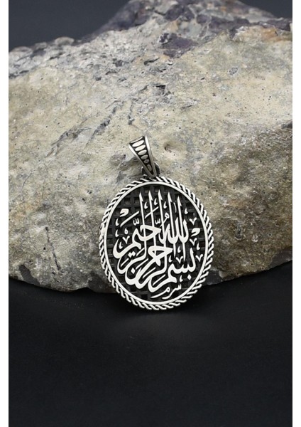 Kolye Ucu Bismillahirrahmanirrahim - Besmele Yazılı 925 Ayar Gümüş 902408 fiyatları