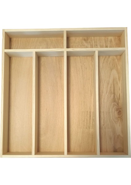 45X46 cm Ahşap Kepçelik Mutfak Çekmecesi Servis Gereçleri Düzenleyici Organizer fırsatları