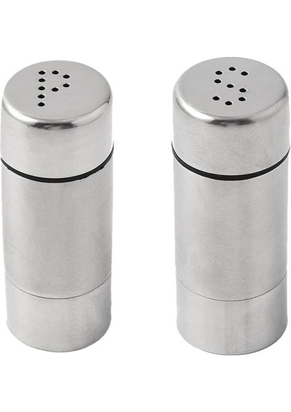 2 Li 304 L Çelik Büyük Boy Karabiberlik ve Tuzluk Set Takım CIN980-TAKIM