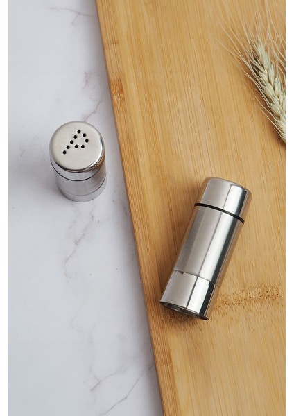 2 Li 304 L Çelik Büyük Boy Karabiberlik ve Tuzluk Set Takım CIN980-TAKIM modelleri