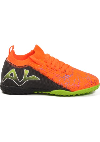 Turuncu Siyah Bilekten Çoraplı Erkek Çocuk Halı Saha Ayakkabısı FH-252-153 F fiyatları