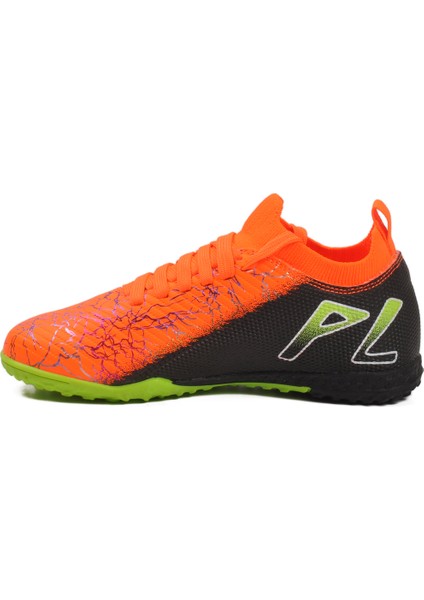 Turuncu Siyah Bilekten Çoraplı Erkek Çocuk Halı Saha Ayakkabısı FH-252-153 F fırsatları