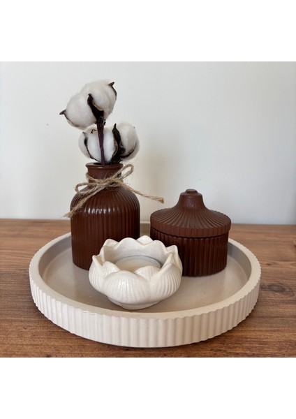 Dörtlü Mumluk Seti