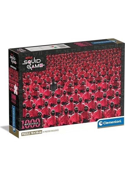 1000 Parça Squid Game Puzzle Impossible (Compact Box) modelleri