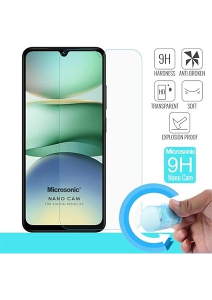 A5 4g Glass Cam Ekran Koruyucu [ A5 4g ile Uyumlu Ekran Koruyucu - Şeffaf] fiyatları