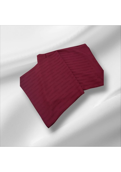 Bordo Geometrik Desen Jakarlı Şal fiyatları