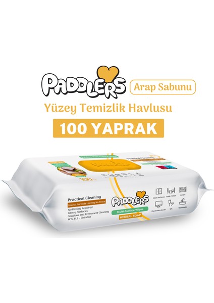 Easy Clean Arap Sabun Katkılı Yüzey Temizlik Havlusu 100 Yaprak