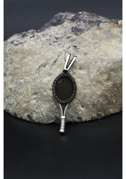 Kolye Ucu Tenis Raketi 925 Ayar Gümüş 902412 modelleri