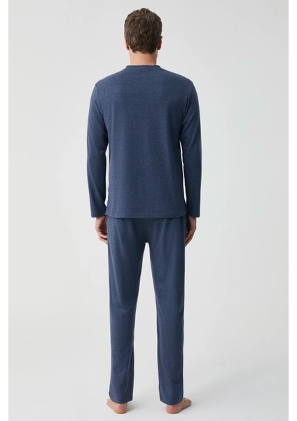Uzun Kol Erkek Pijama Takım FT703 indirimleri
