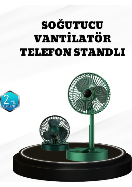 Taşınabilir Şarjlı Mini Fan – Katlanabilir Gövde 3 Hız Kademesi