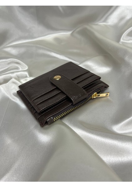 Kadın Acı Kahve Renk Suni Deri Kartlık fiyatları