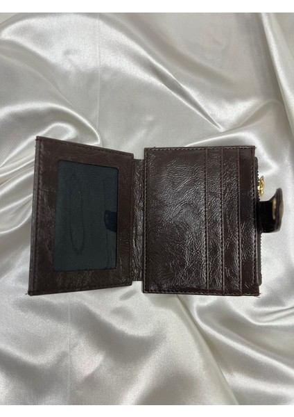 Kadın Acı Kahve Renk Suni Deri Kartlık modelleri