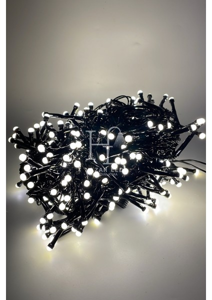 10 Metre Gün Işığı Kirpi LED Siyah Kablolu Jack Eklemeli Dekoratif LED Işık Yılbaşı Süsü fiyatları