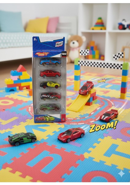 5'li Süper Arabalar Seti Oyuncak Yarış Arabaları fiyatları