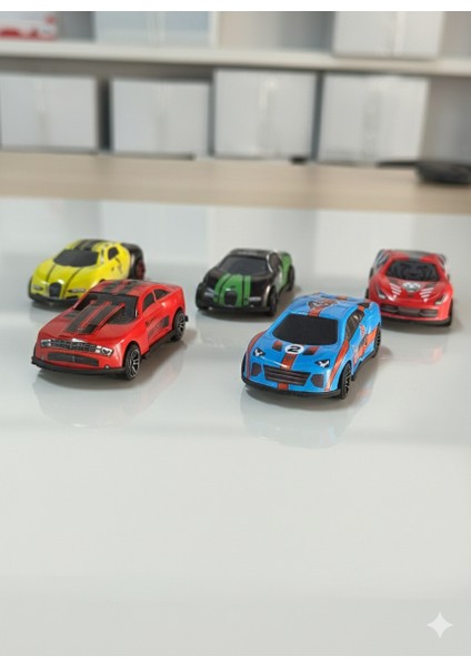 5'li Süper Arabalar Seti Oyuncak Yarış Arabaları modelleri