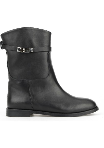 , Kadın Hakiki Deri Çizme 1531030Z25112 Siyah