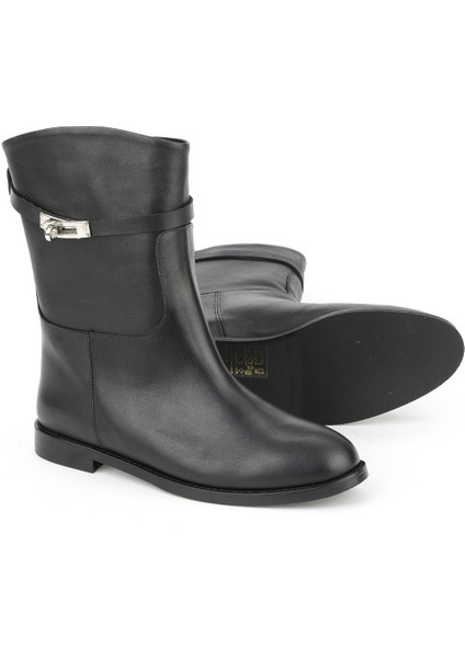 , Kadın Hakiki Deri Çizme 1531030Z25112 Siyah fırsatları