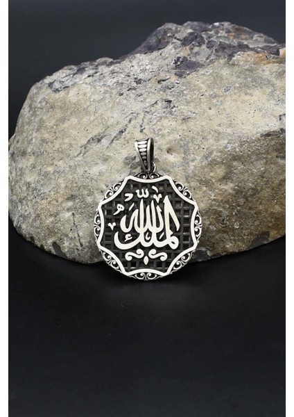 Kolye Ucu El Mülkü Lillah - Mülk Allahındır - Mülk Sahibi Allah Dır Yazılı 925 Ayar Gümüş 902405 modelleri