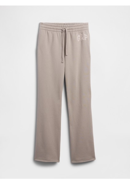 Kadın Açık Kahverengi Gap Logo Bootcut Fleece Eşofman Altı fiyatları